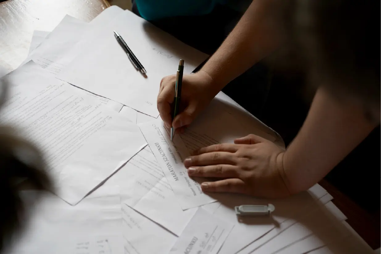 Prowadzący podczas zajęć